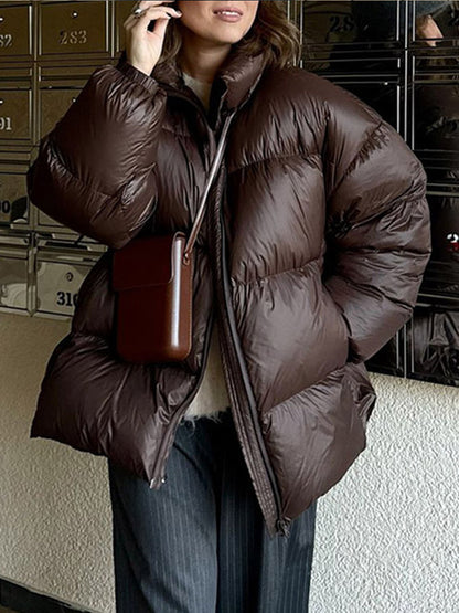 Oversize Şişme Mont